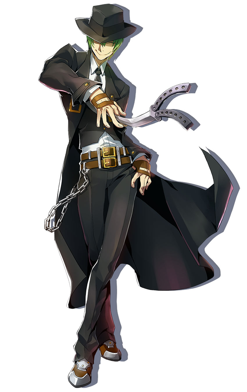 Hazama Character Art from BlazBlue: Central Fiction