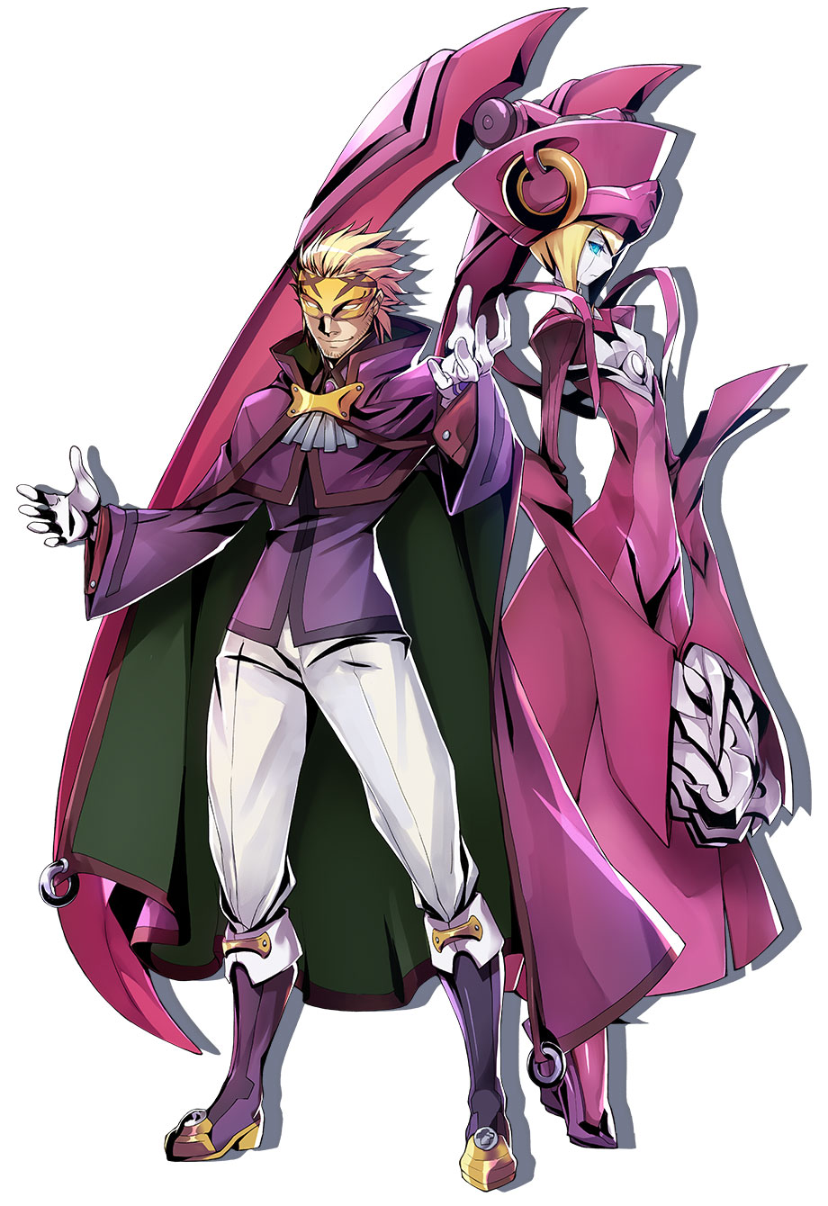 Relius Character Art from BlazBlue: Central Fiction