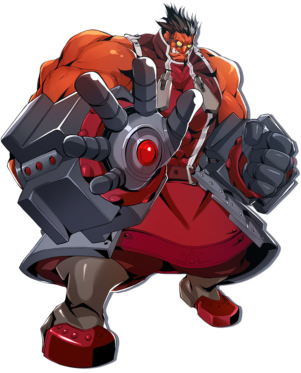 Tager Character Art from BlazBlue: Central Fiction