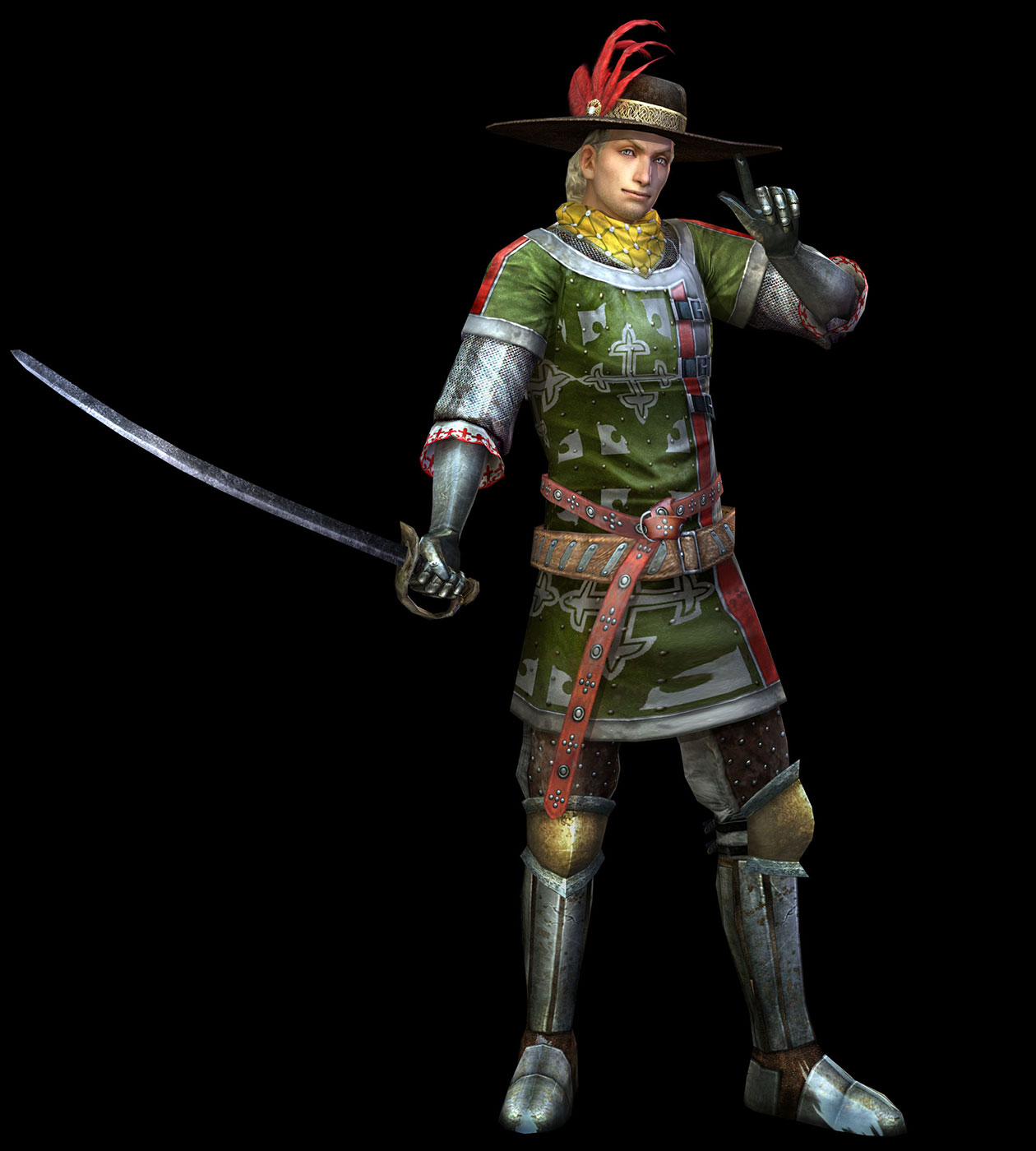 John Fastolf Character Art from Bladestorm: Nightmare