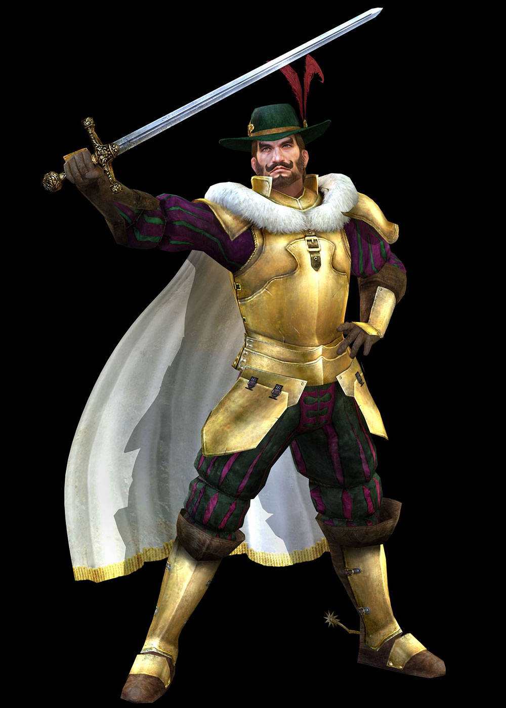 John Hawkwood Character Art from Bladestorm: Nightmare