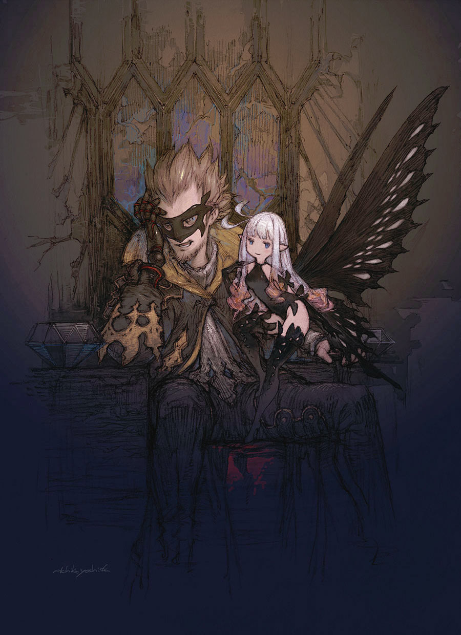 Kaiser Oblivion & Anne Art from Bravely Second: End Layer