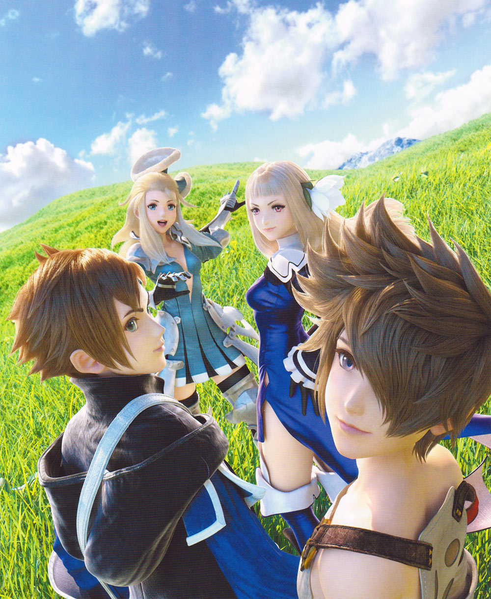 Main Characters Art from Bravely Second: End Layer