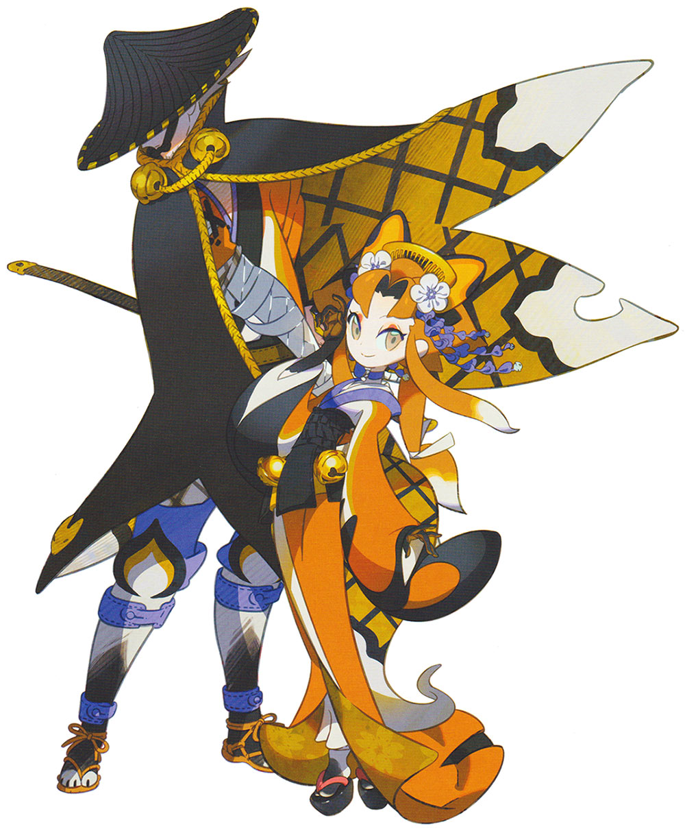 Yoko & Brother Art from Bravely Second: End Layer