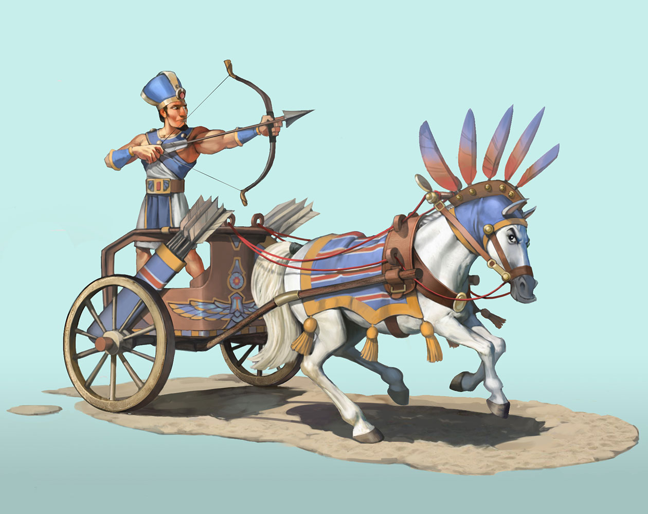 Maryannu Chariot Archer Art from Civilization VI