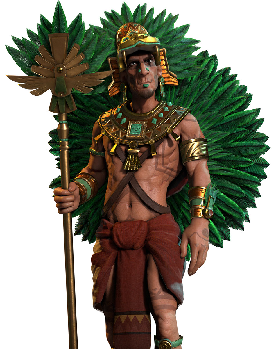 Montezuma Character Art from Civilization VI