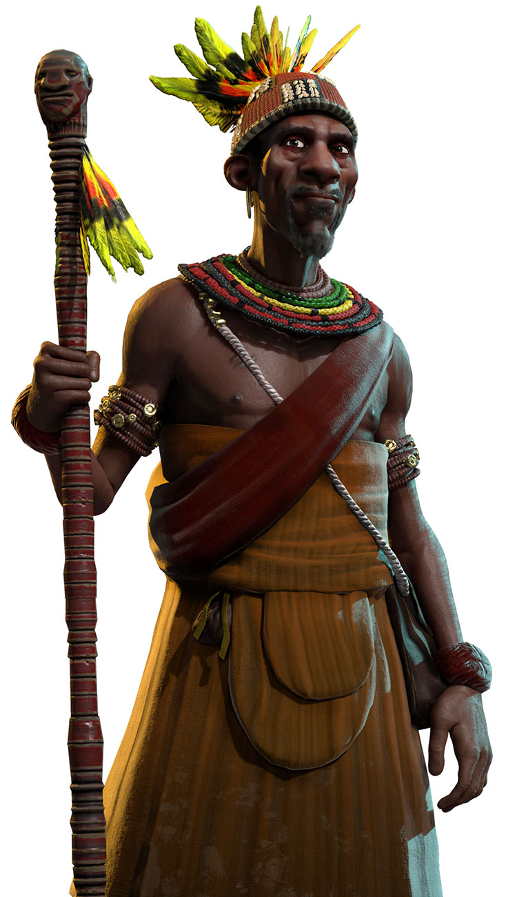 Mvemba a Nzinga Character Art from Civilization VI