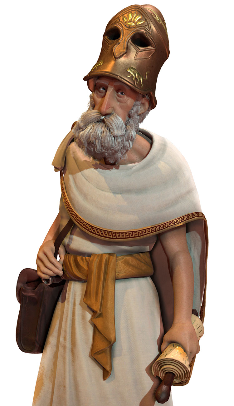 Pericles Character Art from Civilization VI