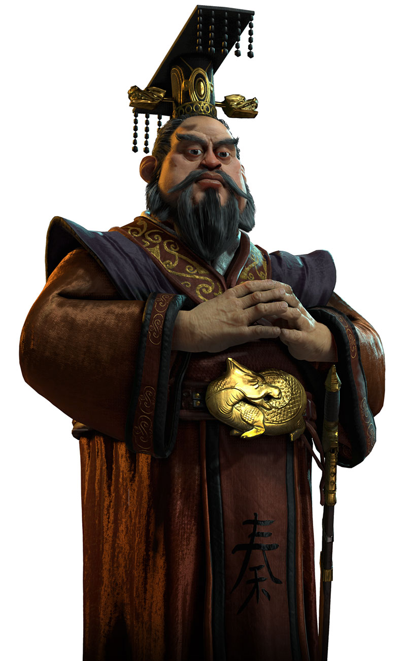Qin Character Art from Civilization VI