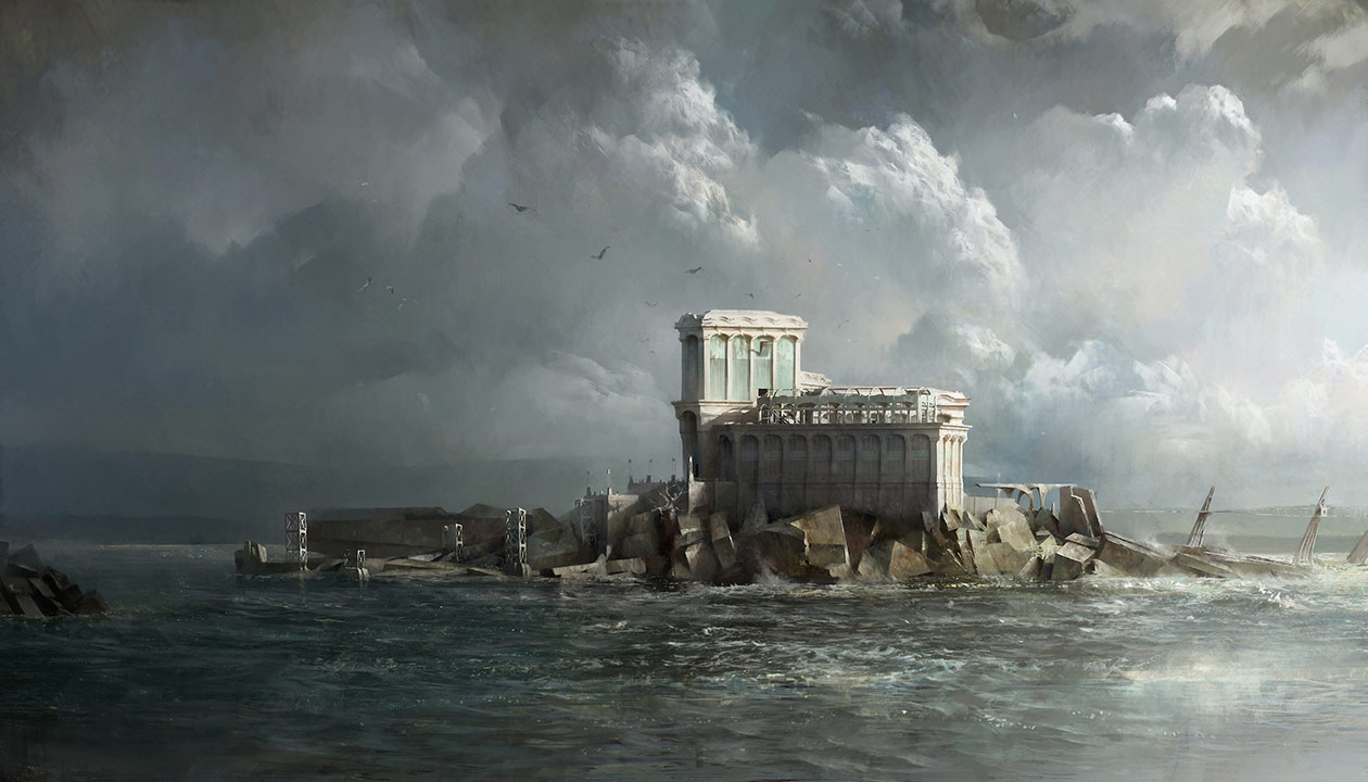 Addermire Concept Art from Dishonored 2