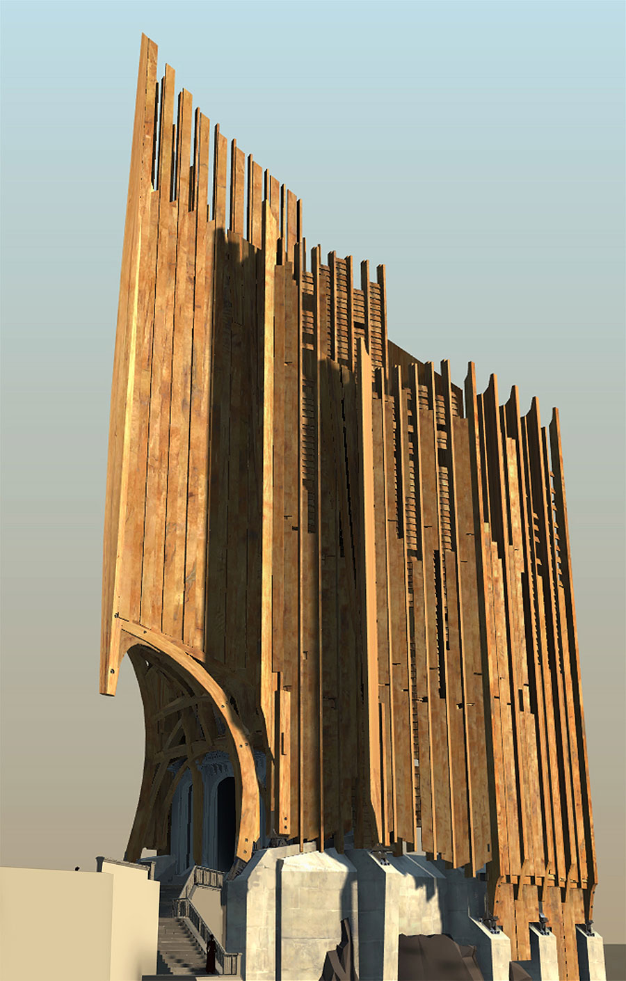 Architecture Side Concept Art from Dishonored 2