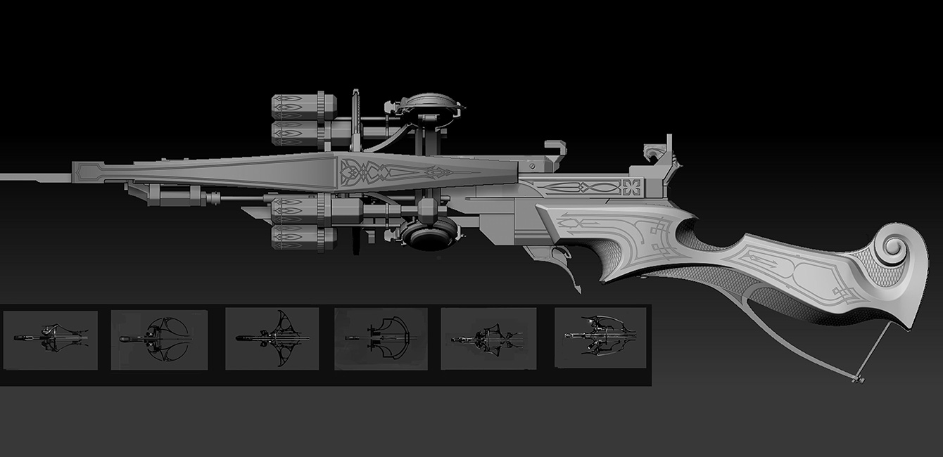 Crossbow Art from Dishonored 2