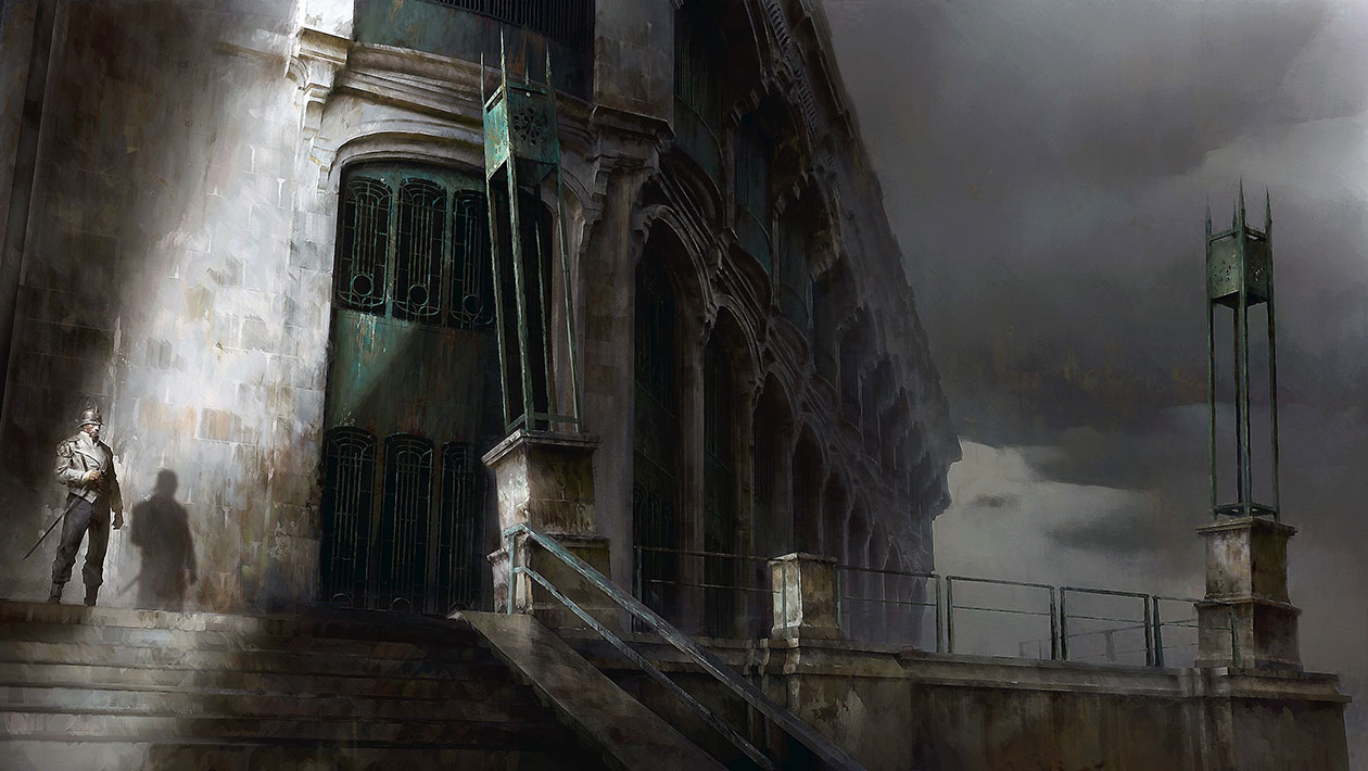 Karnaca Architecture Concept Art from Dishonored 2