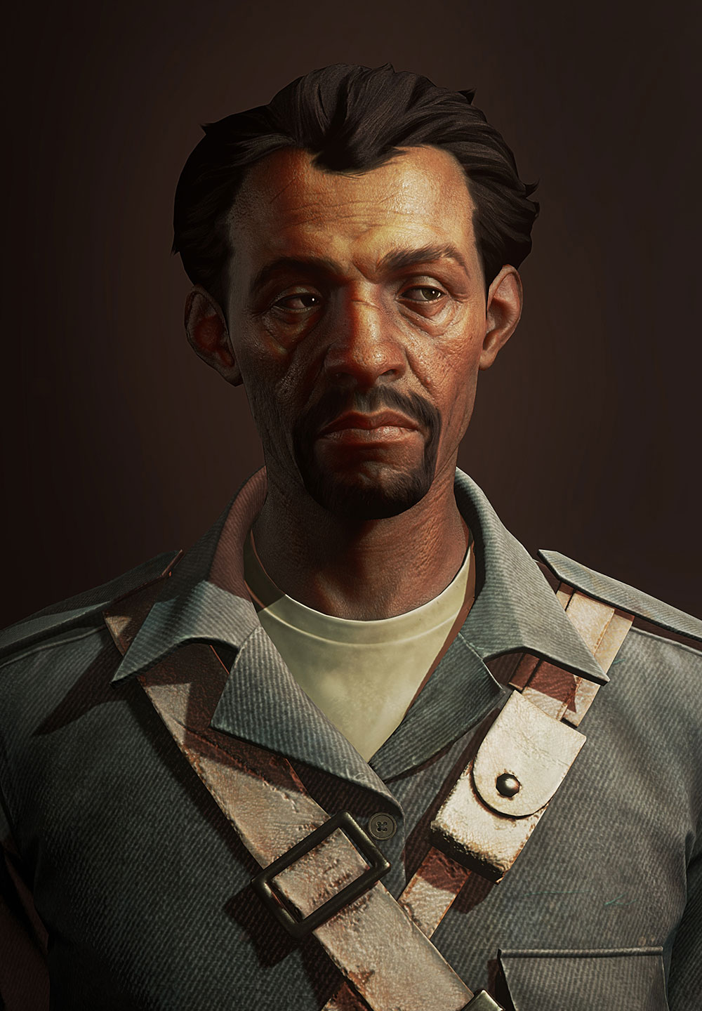 Grand Guard Portrait Art from Dishonored 2