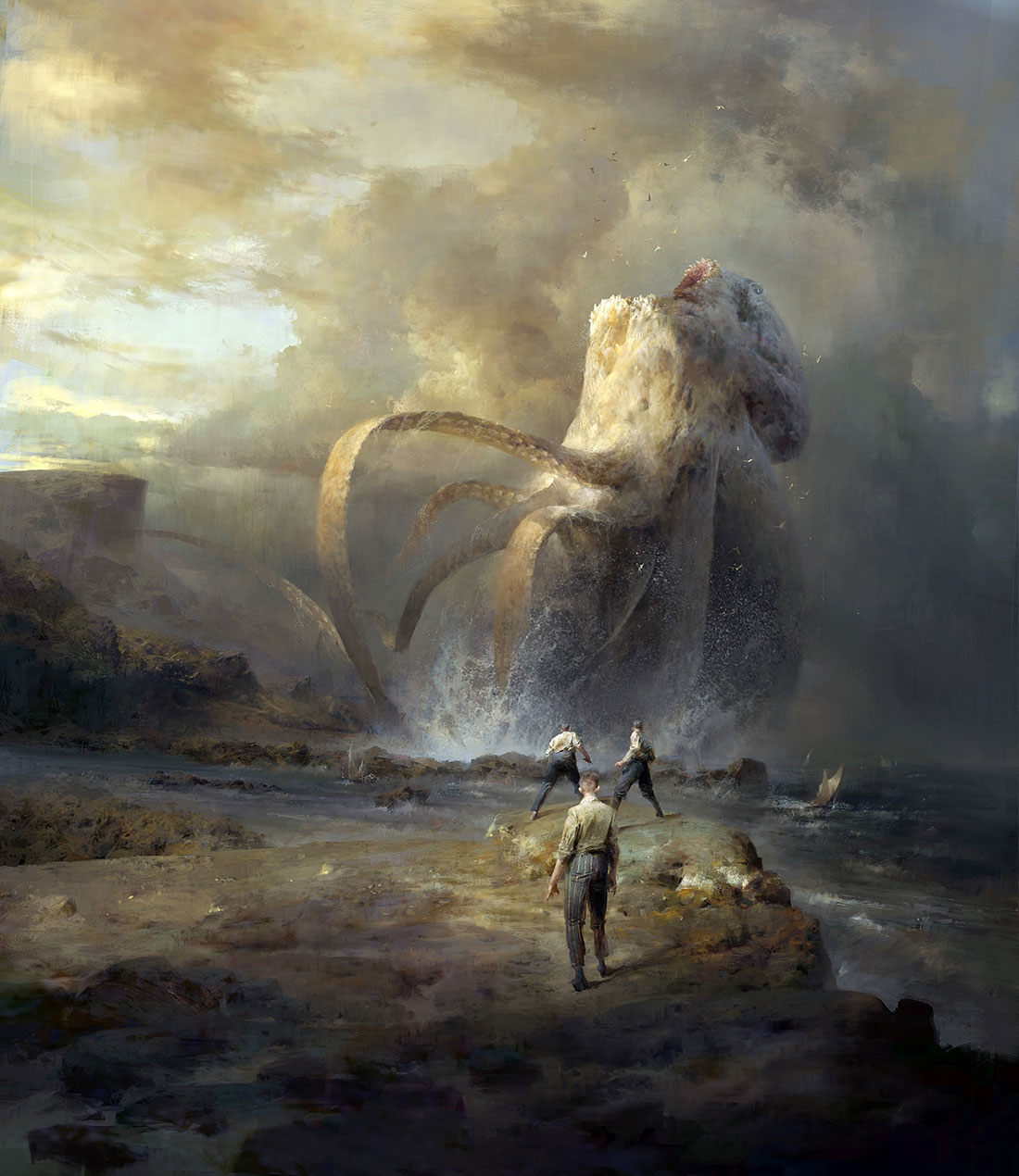 Sea Monster Art from Dishonored 2