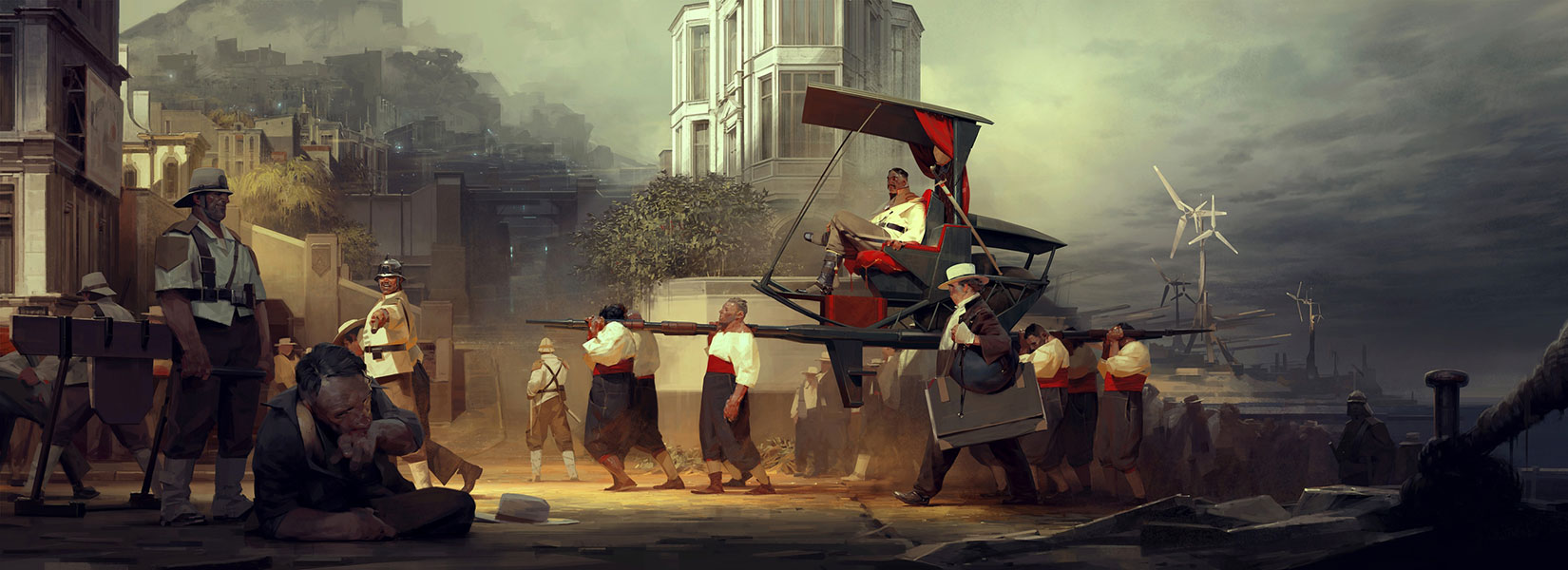 Wealthy Man Concept Art from Dishonored 2
