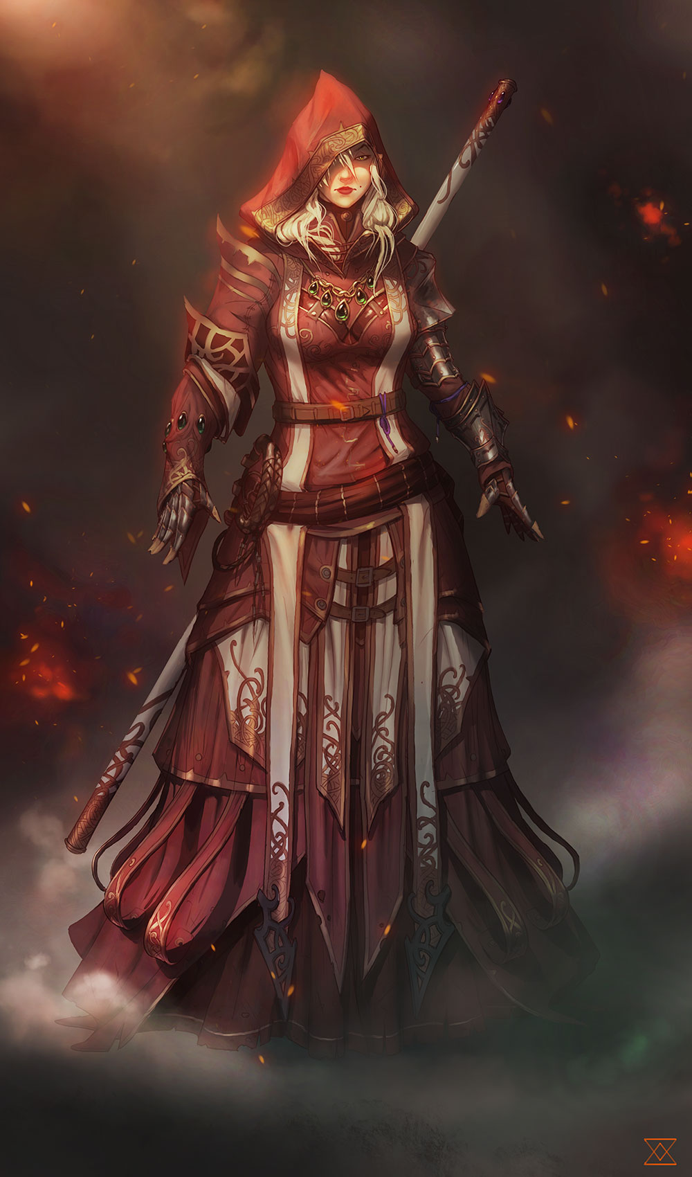 Human Red Inquisitor Art from Divinity: Original Sin II