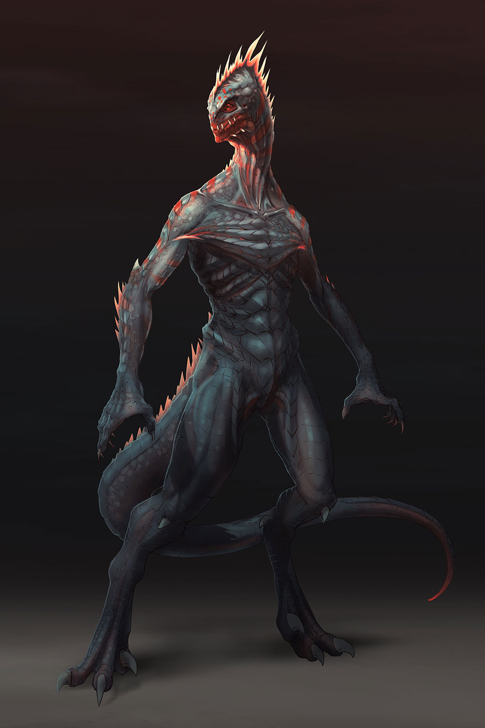 Lizardman Art from Divinity: Original Sin II