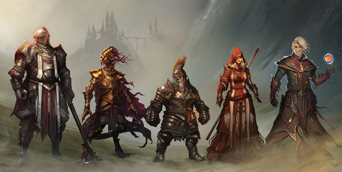 Races Art from Divinity: Original Sin II