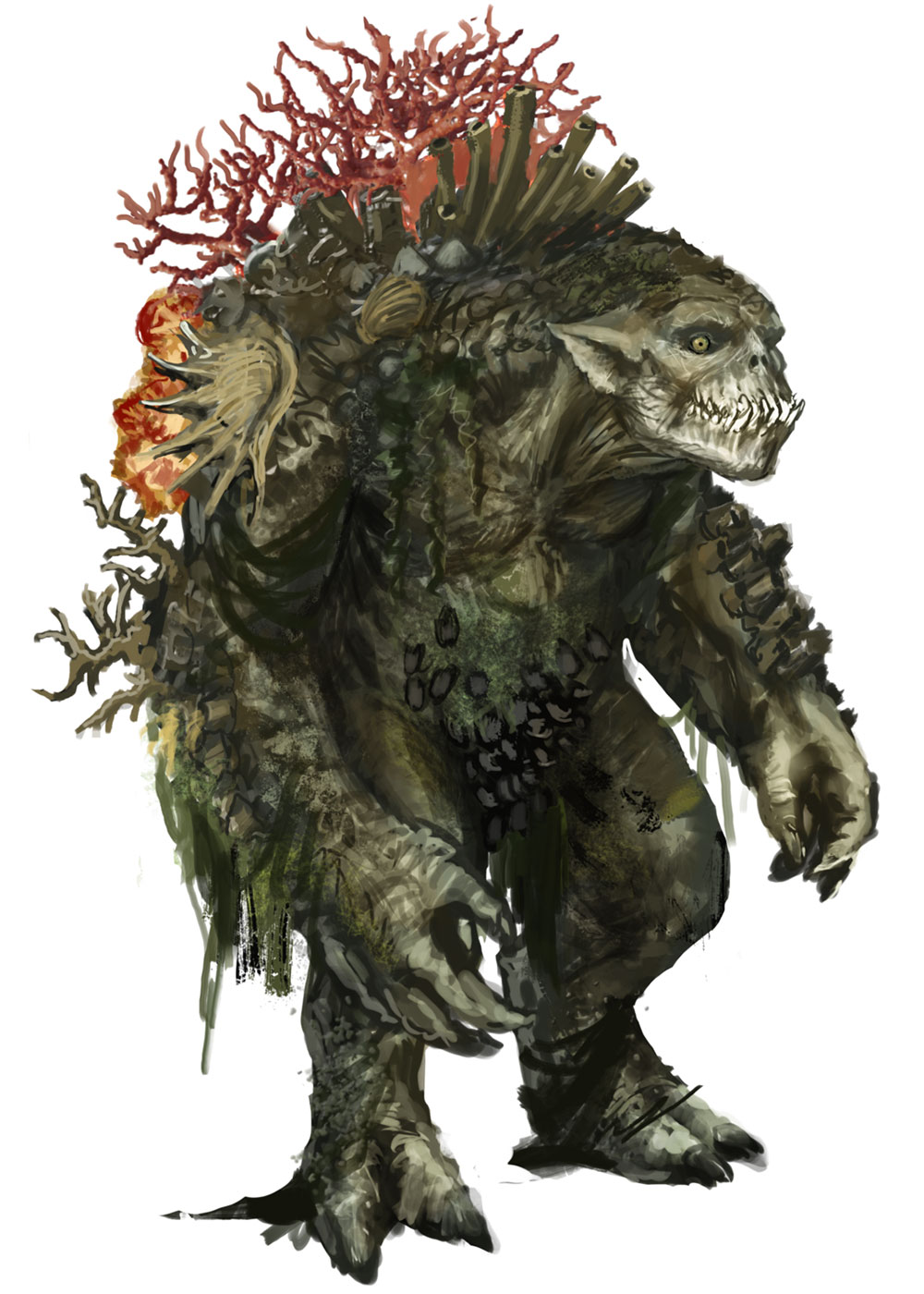 Sea Troll Art from Divinity: Original Sin II