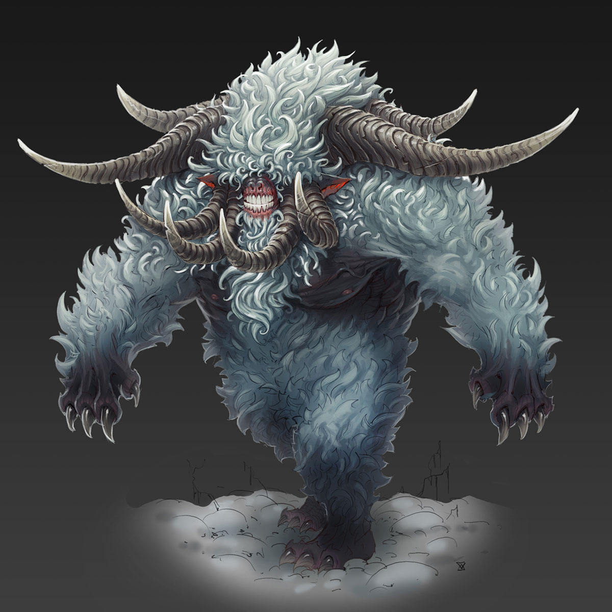 Yeti Art from Divinity: Original Sin II