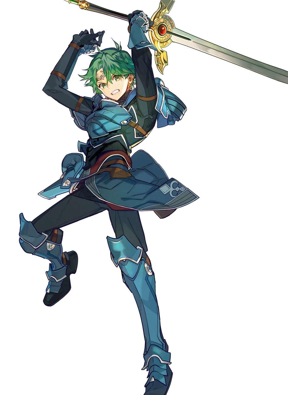 Alm, Battle Art from Fire Emblem Heroes