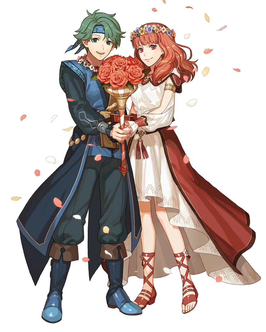Lovebird Duo Alm Art from Fire Emblem Heroes