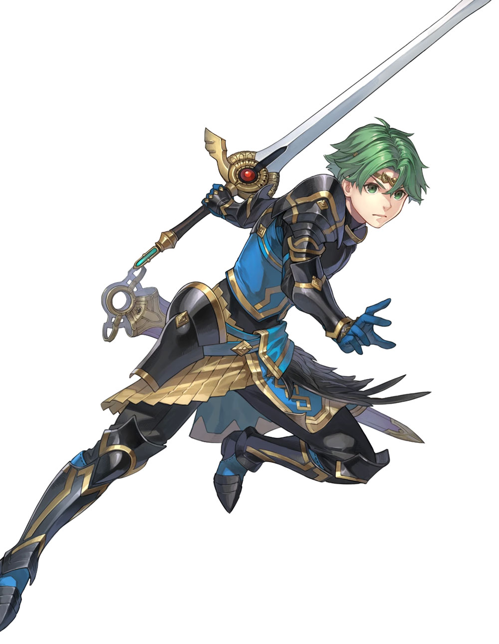 Resplendent Alm, Battle Art from Fire Emblem Heroes