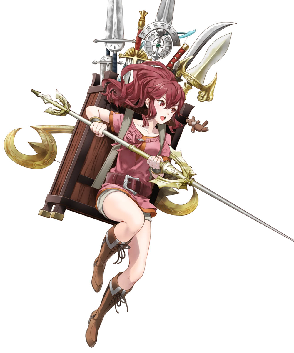 Secret Seller Anna, Battle Art from Fire Emblem Heroes