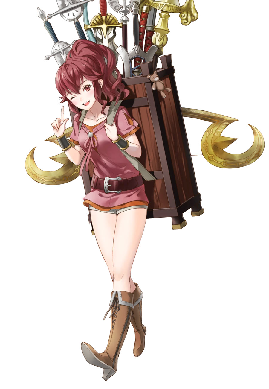 Secret Seller Anna Art from Fire Emblem Heroes