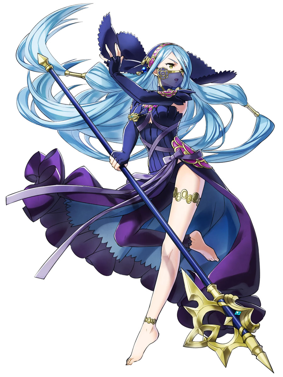 Lady of Ballads Azura, Battle Art from Fire Emblem Heroes