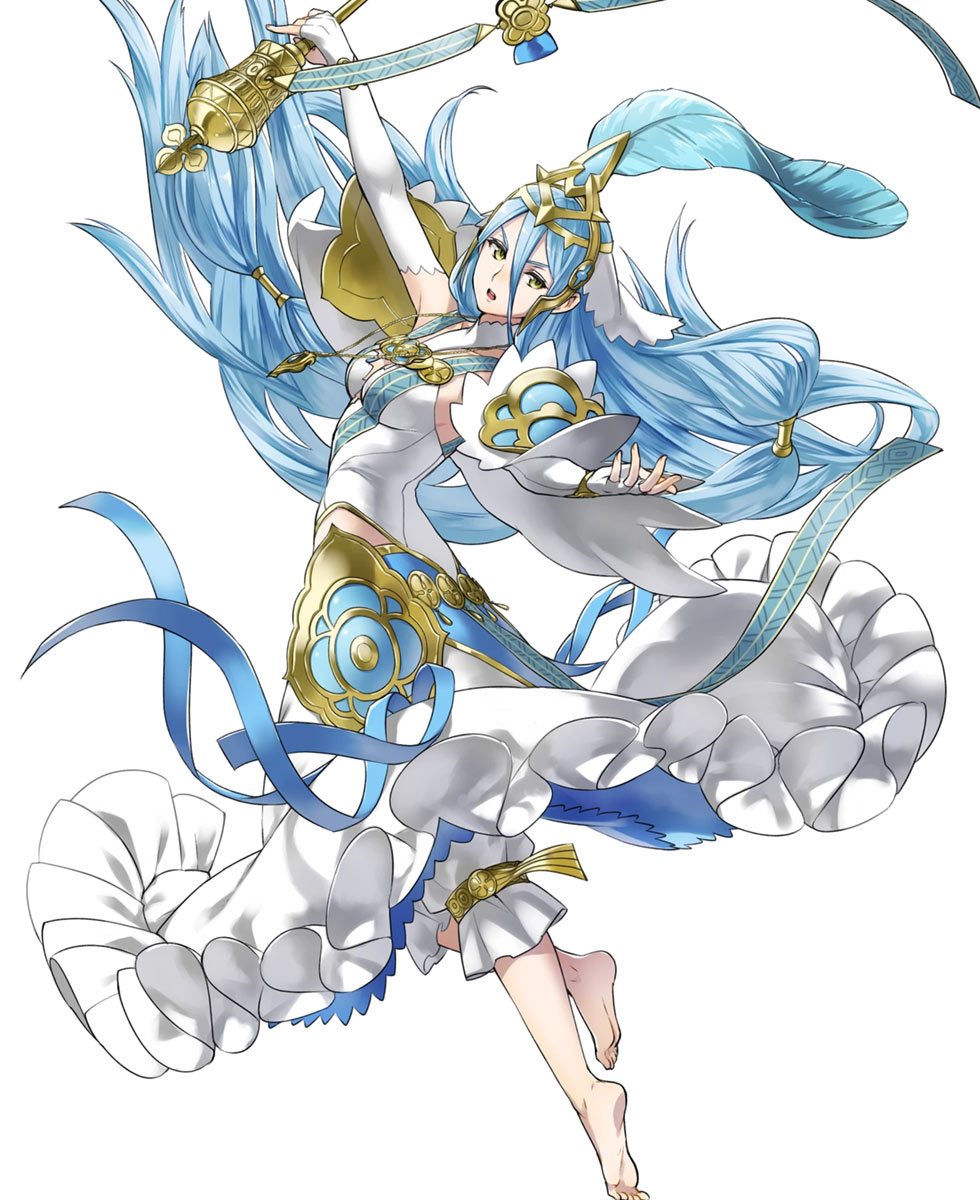 Vallite Songstress Azura, Battle Art from Fire Emblem Heroes