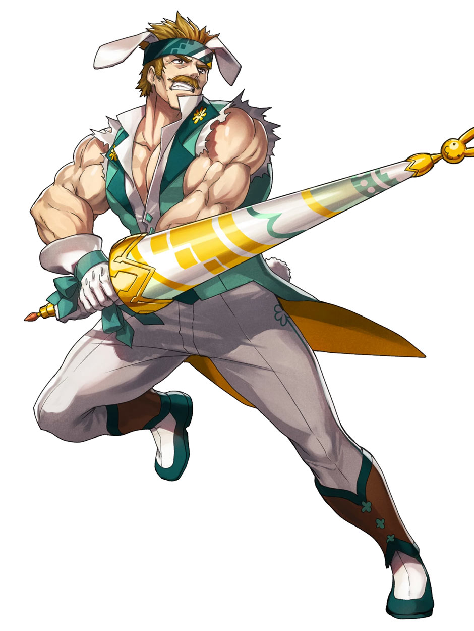 Earsome Warrior Bartre, Battle Art from Fire Emblem Heroes