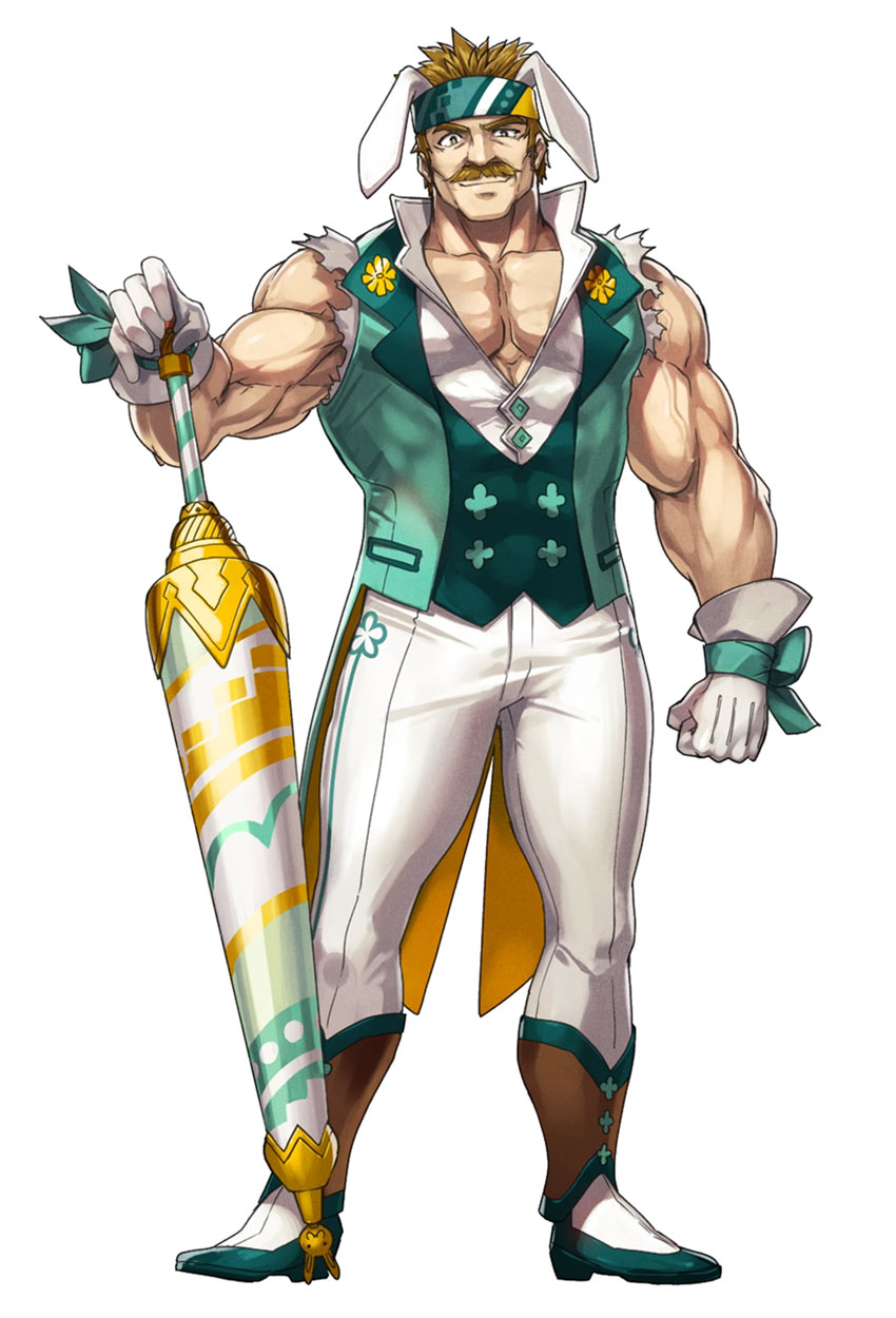 Earsome Warrior Bartre Art from Fire Emblem Heroes