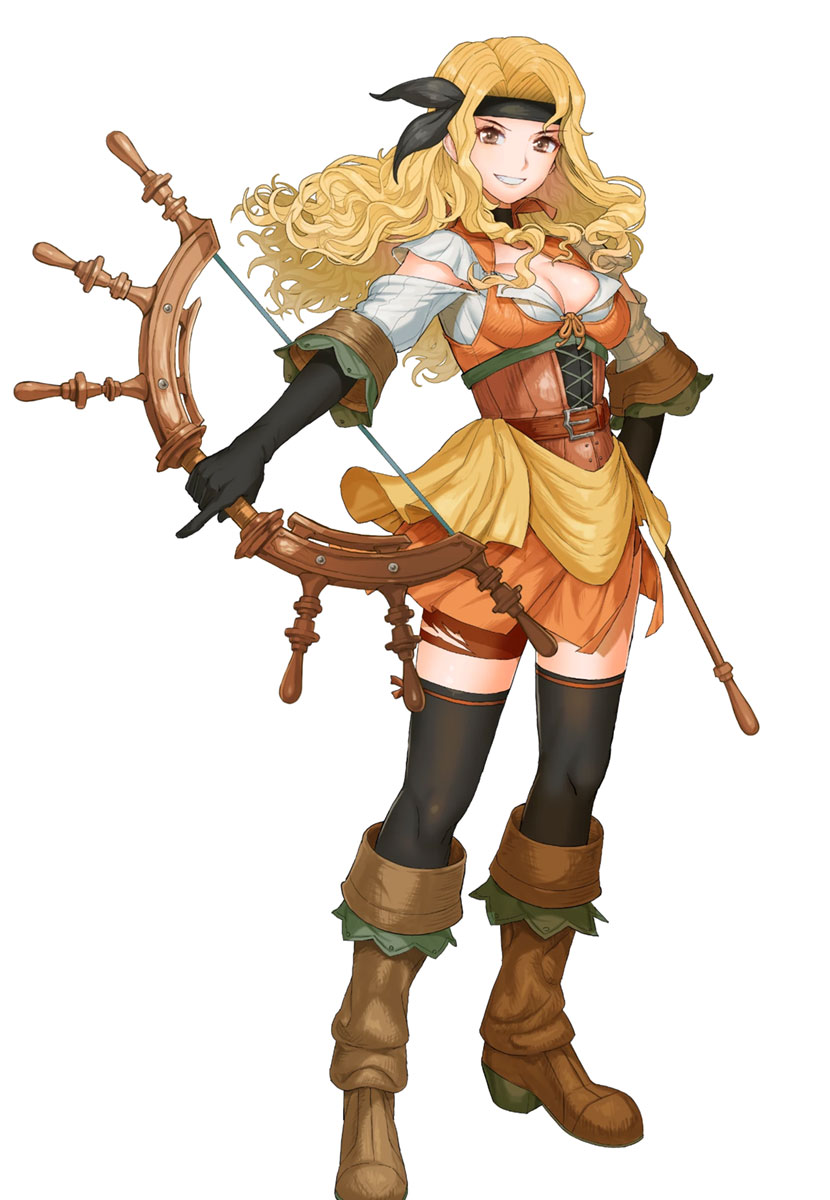 Orgahil Pirate Brigid Art from Fire Emblem Heroes