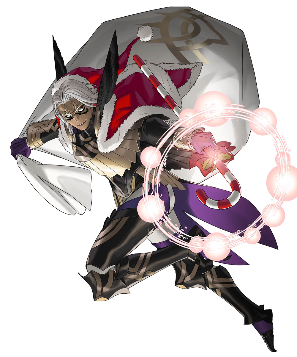 Masked Reveler Bruno, Battle Art from Fire Emblem Heroes