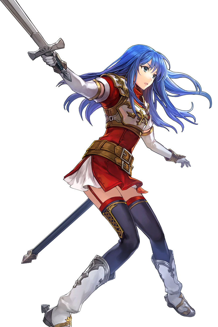 Caeda, Battle Art from Fire Emblem Heroes