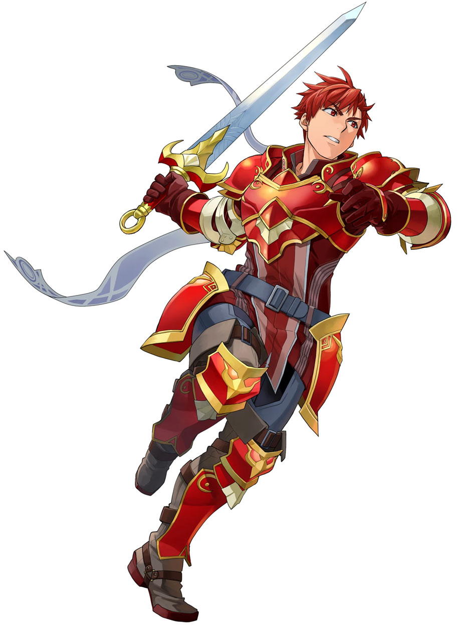 Cain, Battle Art from Fire Emblem Heroes