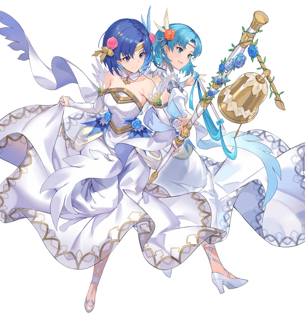 Azure Wing Pair Catria, Battle Art from Fire Emblem Heroes