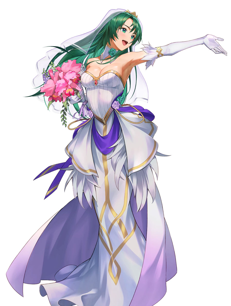 Etrurian Bride Cecilia, Battle Art from Fire Emblem Heroes