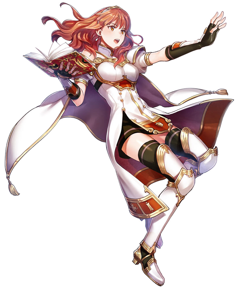 Celica, Battle Art from Fire Emblem Heroes
