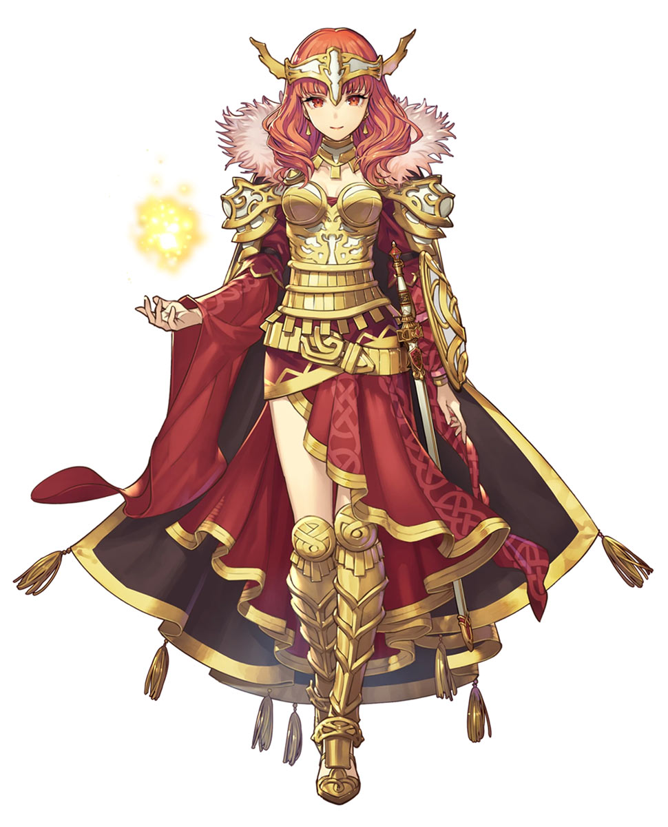 Queen of Valencia Celica Art from Fire Emblem Heroes