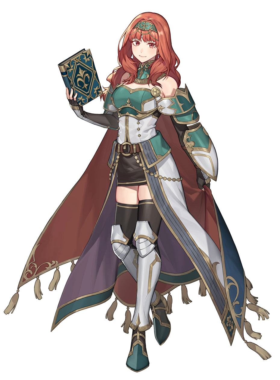 Valentia's Hope Celica Art from Fire Emblem Heroes