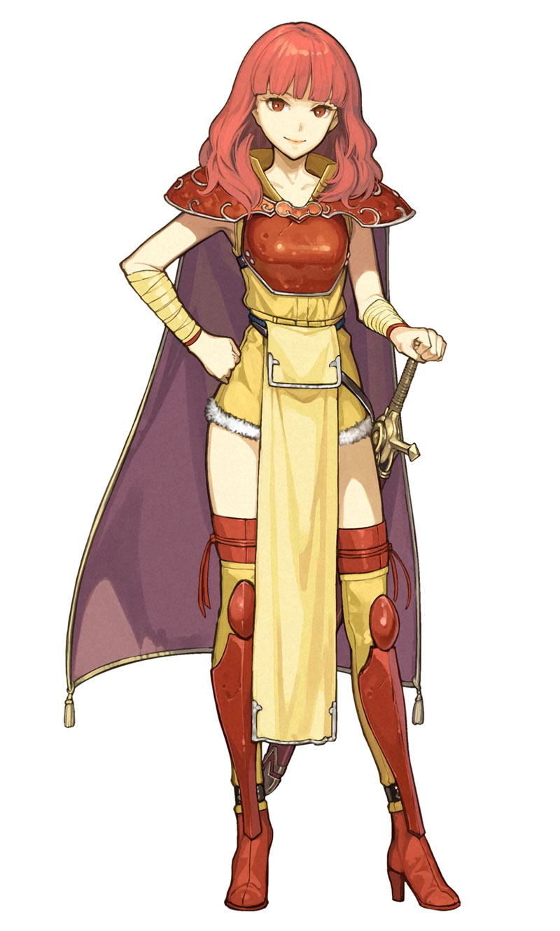 Warrior Priestess Celica Art from Fire Emblem Heroes