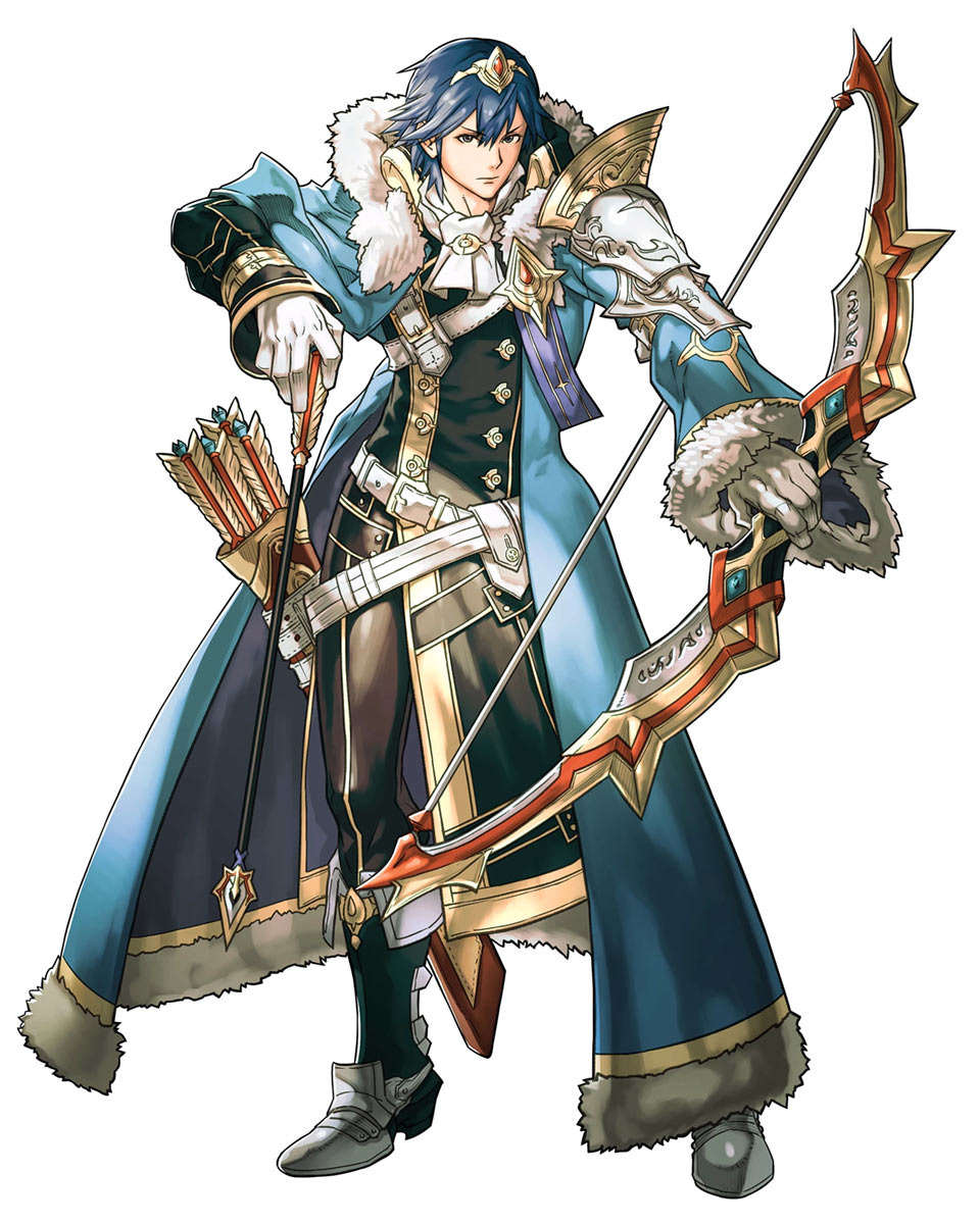 Crowned Exalt Chrom Art from Fire Emblem Heroes