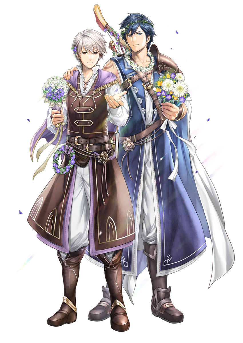 Fate-Defying Duo Chrom Art from Fire Emblem Heroes