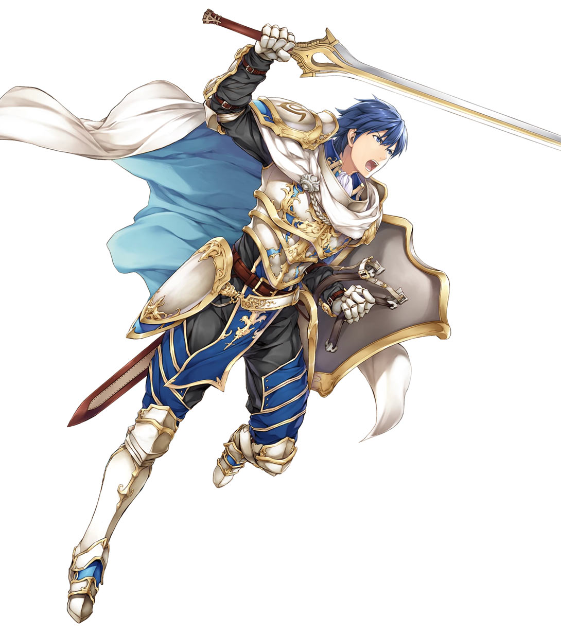 Knight Exalt Chrom, Battle Art from Fire Emblem Heroes
