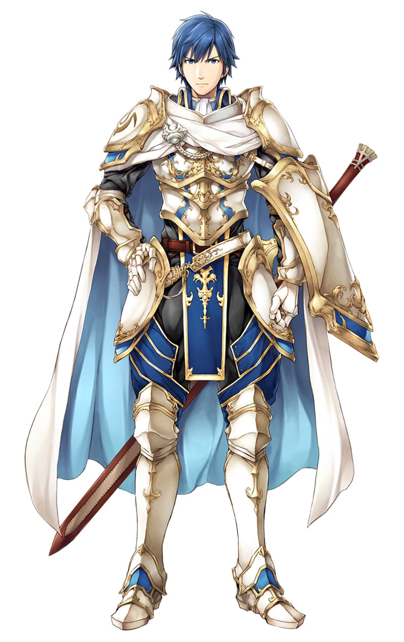 Knight Exalt Chrom Art from Fire Emblem Heroes