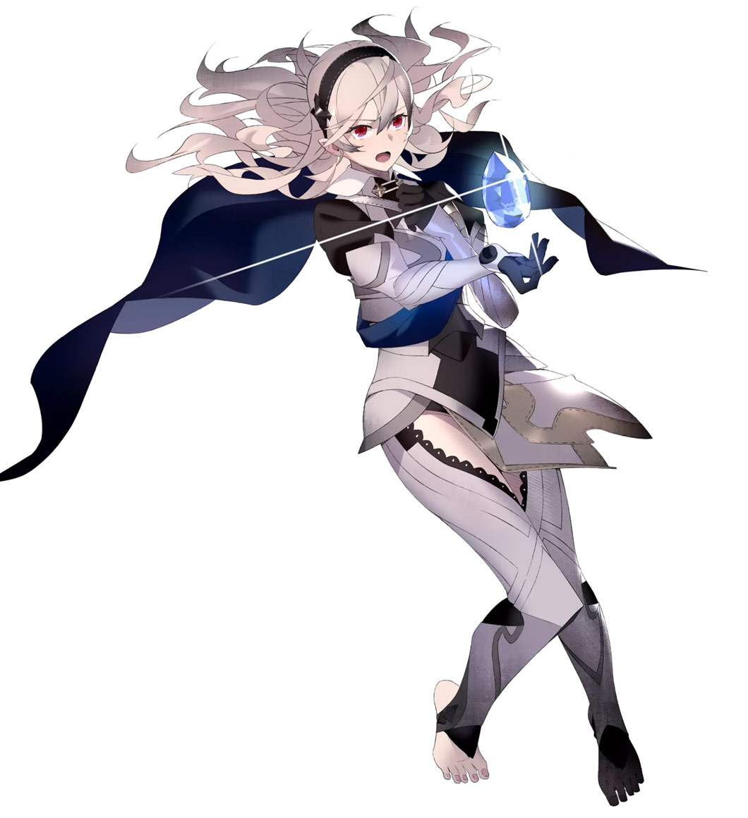 Female Corrin, Battle Art from Fire Emblem Heroes