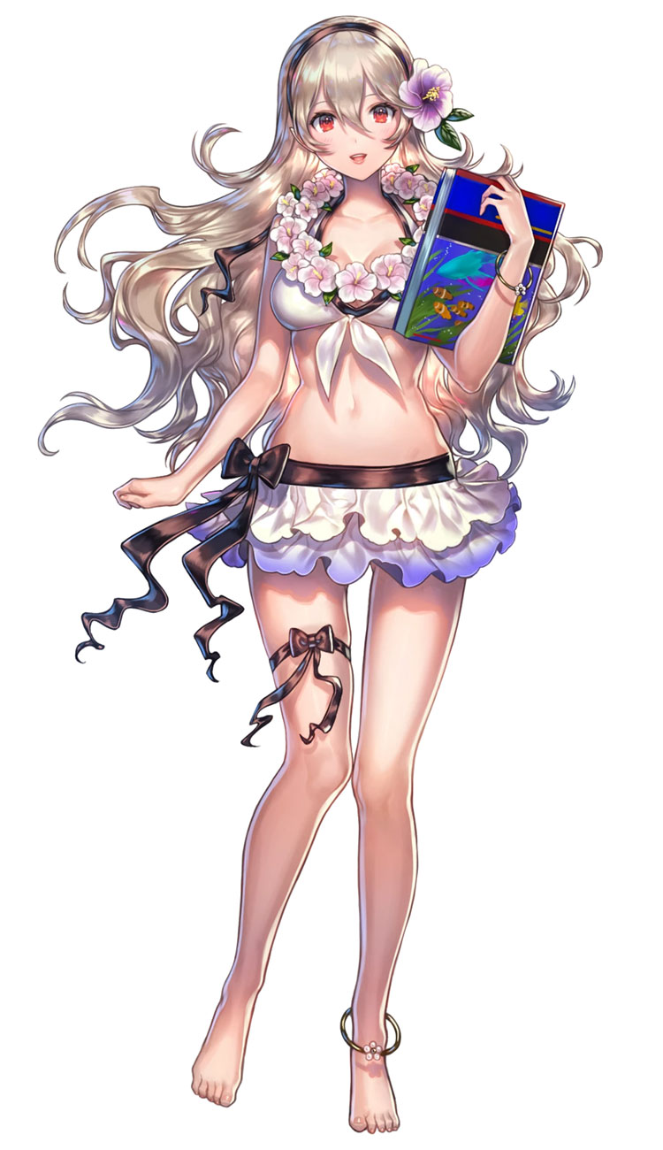 Novice Vacationer Corrin Art from Fire Emblem Heroes